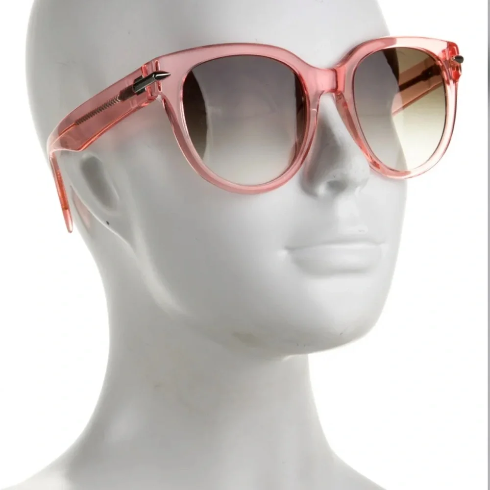 Auth NEW RAG & BONE SUNGLASSES PINK CAT EYE ROUND Rnb 1003/S 035J Pink/9K $245